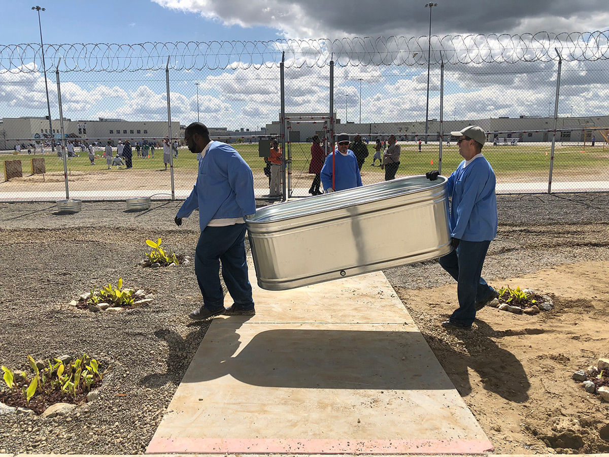 Avenal State Prison garden